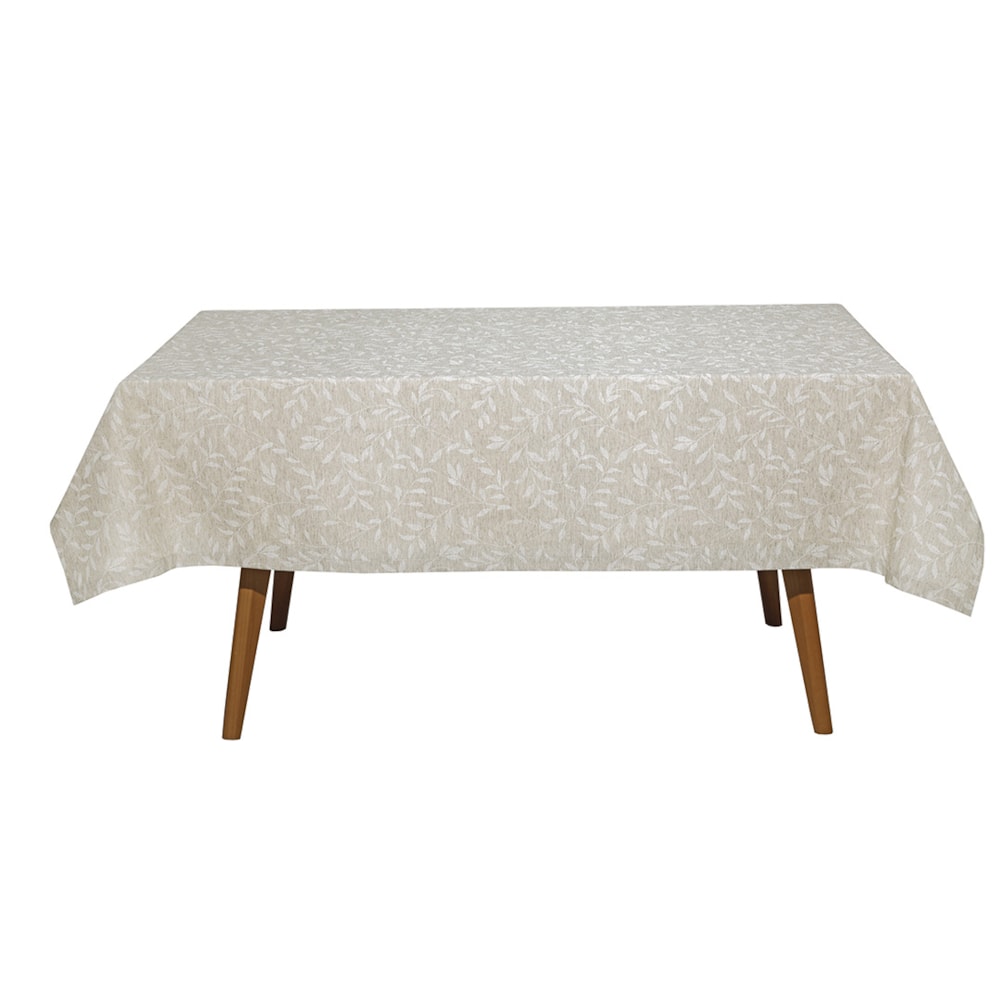 Toalha de Mesa Retangular Dohler Clean Linhares Pauline c/ Linho 6 Lugares 1,60m x 2,20m