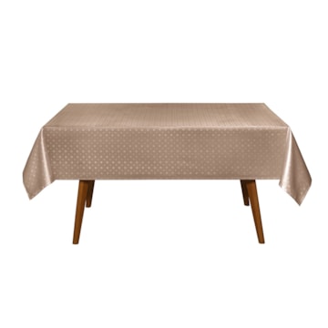 Toalha de Mesa Retangular Dohler Jacquard Cindy 6 Lugares 1,40m x 2,10m