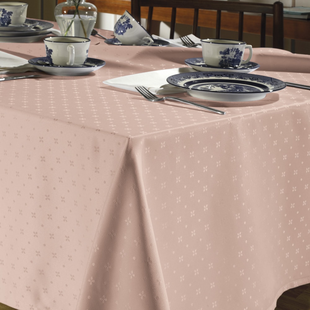 Toalha de Mesa Retangular Dohler Jacquard Cindy 8 Lugares 1,60m x 2,70m