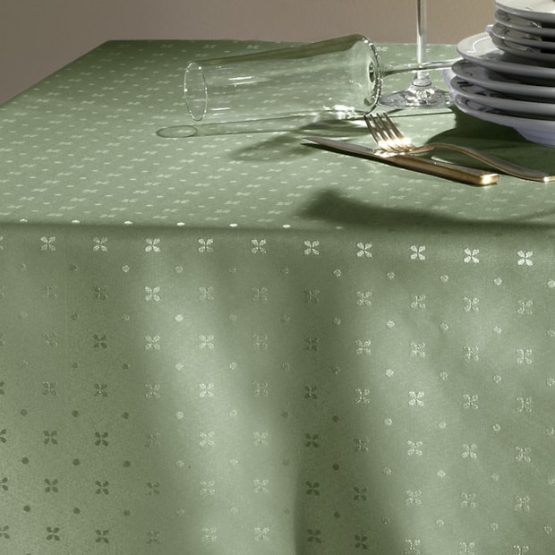 Toalha de Mesa Retangular Dohler Jacquard Cindy 8 Lugares 1,60m x 2,70m