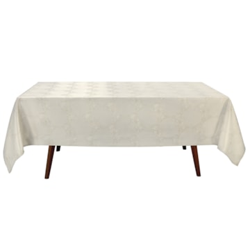 Toalha de Mesa Retangular Dohler Lumina II TJ-4885 8 Lugares 1,60m X 2,70m