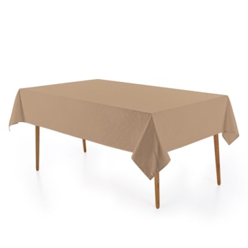 Toalha de Mesa Retangular Karsten Alamanda Jacquard 6 Lugares 1,60m x 2,20m