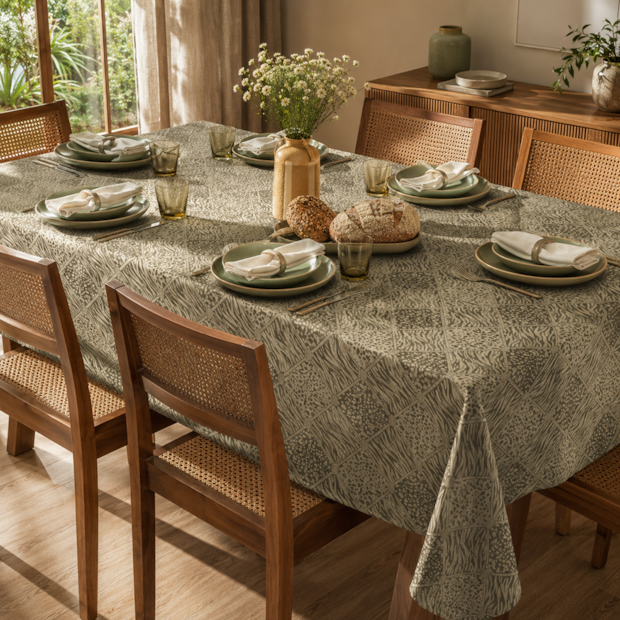 Toalha de Mesa Retangular Karsten Celebra Savana Lava Fácil 6 Lugares 1,80m x 2,20m