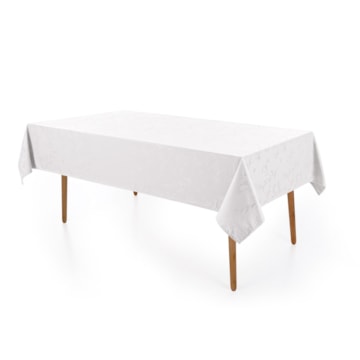 Toalha de Mesa Retangular Karsten Celebra Veríssimo Easy Wash 12 Lugares 1,80m x 3,20m