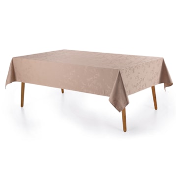 Toalha de Mesa Retangular Karsten Celebra Veríssimo Easy Wash 8 Lugares 1,80m x 2,70m