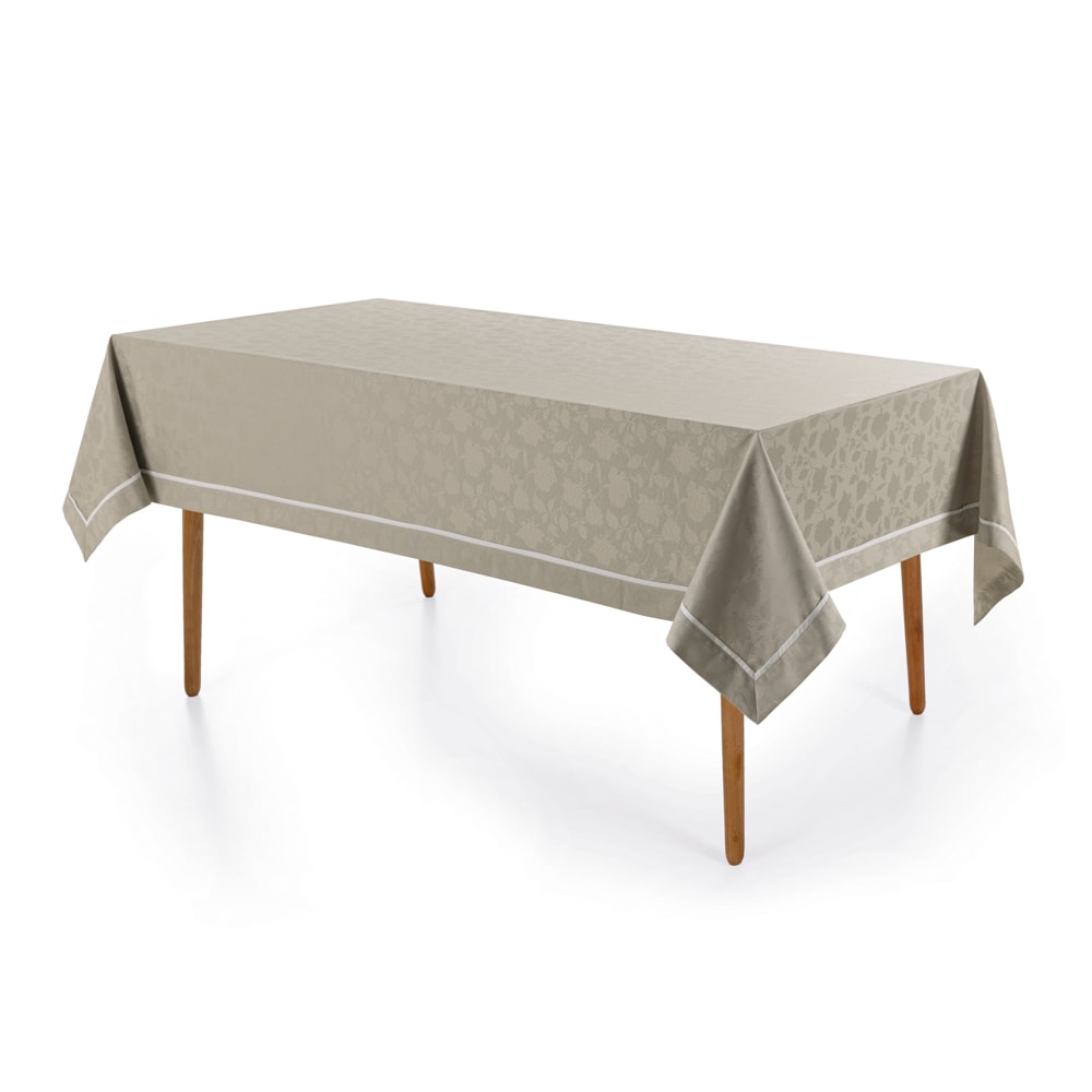 Toalha de Mesa Retangular Karsten Jacquard Celebra Antoni Easy Wash 6 Lugares 1,65m x 2,20m