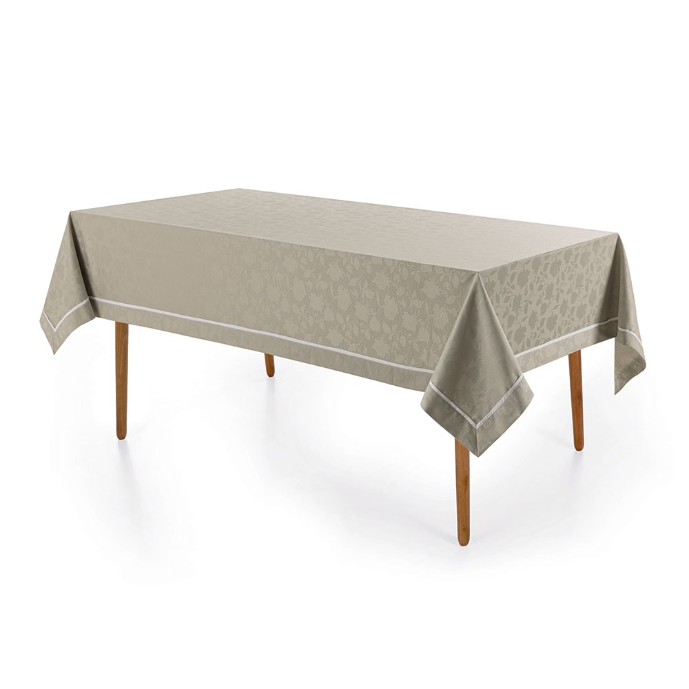 Toalha de Mesa Retangular Karsten Jacquard Celebra Antoni Easy Wash 8 Lugares 1,65m x 2,70m