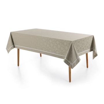 Toalha de Mesa Retangular Karsten Jacquard Celebra Antoni Easy Wash 8 Lugares 1,65m x 2,70m