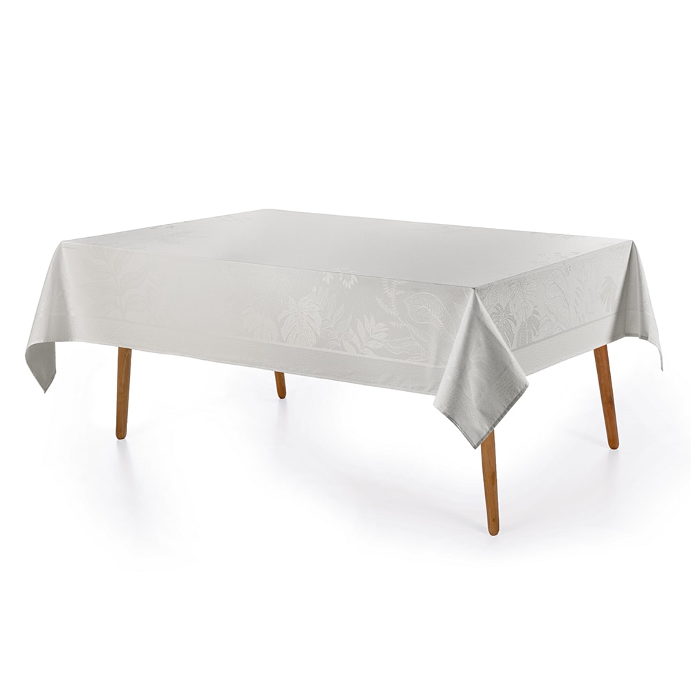 Toalha de Mesa Retangular Karsten Jacquard Sempre Limpa Amaris 12 Lugares 1,60m x 3,20m