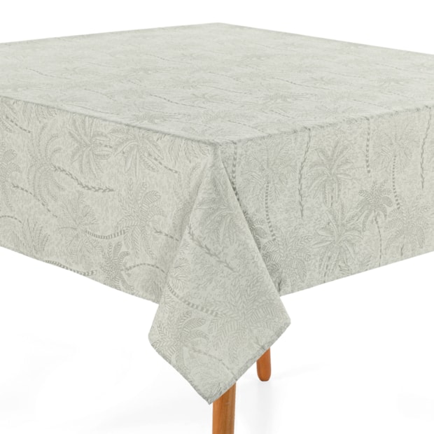Toalha de Mesa Retangular Karsten Jacquard Sempre Limpa Bali 6 Lugares 1,60m x 2,20m