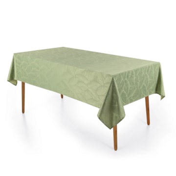 Toalha de Mesa Retangular Karsten Jacquard Tilia 6 Lugares 1,40m x 2,10m