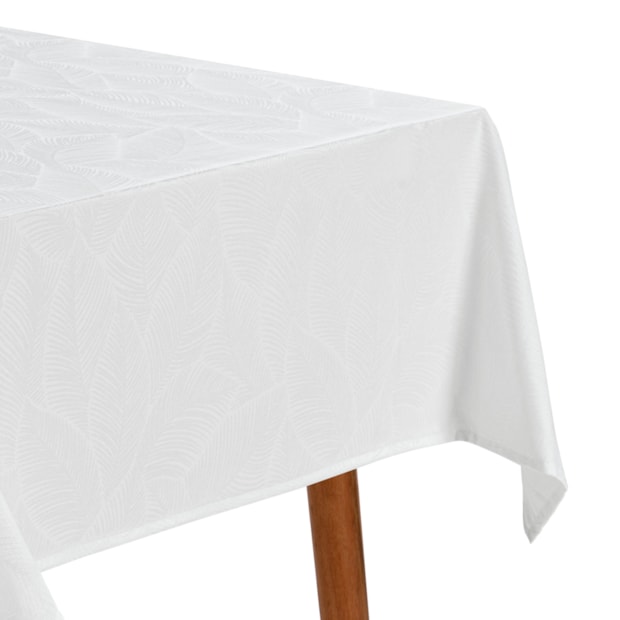 Toalha de Mesa Retangular Karsten Jacquard Tilia 6 Lugares 1,40m x 2,10m
