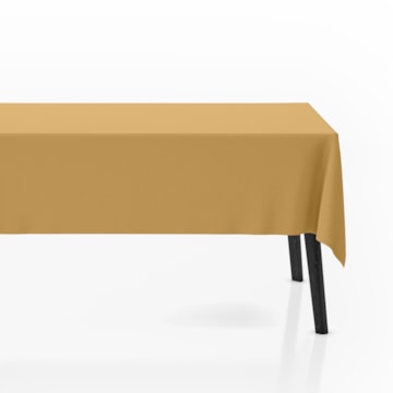 Toalha de Mesa Retangular Naturalle Limpeza Prática Mesa Lisa Mango 6 Lugares 1,60m x 2,20m