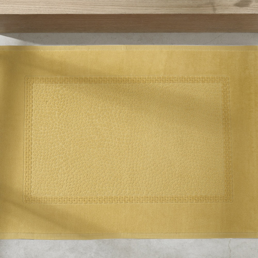 Toalha de Piso Dohler Jacquard Pérola FJ - 7532 Aveludada 100% Algodão 50cm x 70cm - Gramatura: 650 g/m²