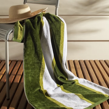 Toalha de Praia Buddemeyer Luxus Hanalei Aveludada 100% Algodão 1,00m x 1,80m - Gramatura: 450g/m²