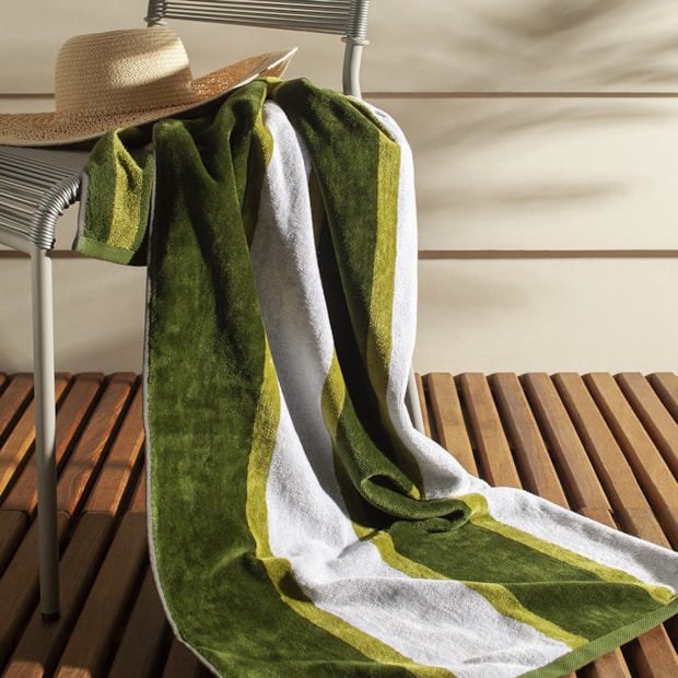 Toalha de Praia Buddemeyer Luxus Hanalei Aveludada 100% Algodão 1,00m x 1,80m - Gramatura: 450g/m²