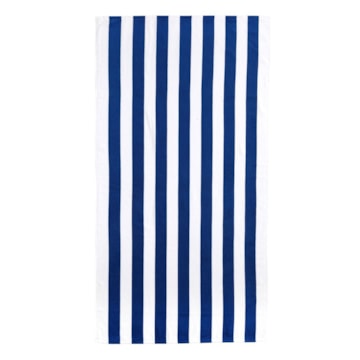 Toalha de Praia Dohler Aveludada Cabana Stripes 100% Algodão - Gramatura: 320g/m²
