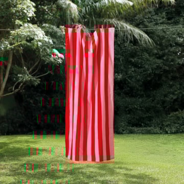 Toalha de Praia Dohler Aveludada Cabana Stripes 100% Algodão - Gramatura: 320g/m²