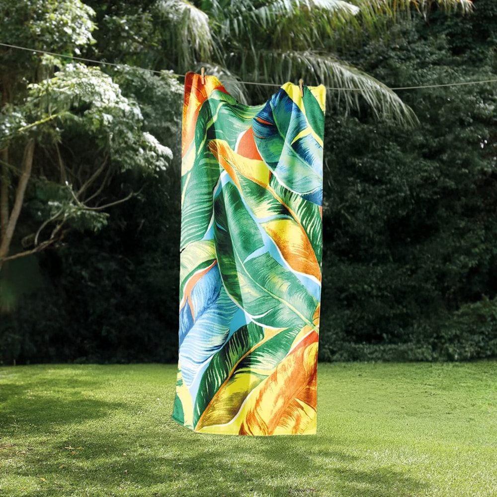 Toalha de Praia Dohler Litoral Aveludada 100% Algodão - Gramatura: 320 g/m²