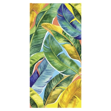 Toalha de Praia Dohler Litoral Aveludada 100% Algodão - Gramatura: 320 g/m²