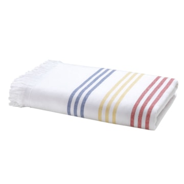 Toalha de Praia Dohler Solaris Fio Tinto c/ Franja 100% Algodão - Gramatura: 340 g/m²