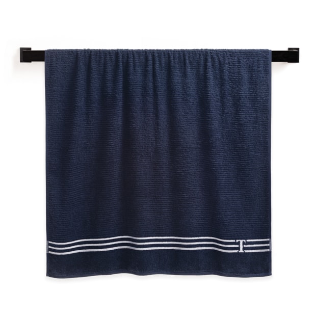 Toalha de Praia Trussardi Isola 100% Algodão 86cm x 1,60m - Gramatura: 520g/m²