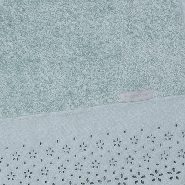 Toalha de Rosto Buddemeyer Crystal 100% Algodão - Gramatura: 500 g/m²