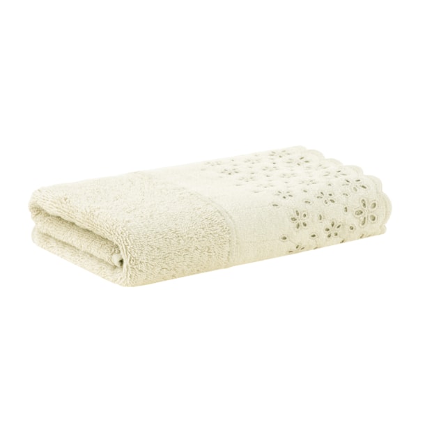 Toalha de Rosto Buddemeyer Crystal 100% Algodão - Gramatura: 500 g/m²