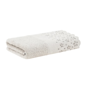 Toalha de Rosto Buddemeyer Crystal 100% Algodão - Gramatura: 500 g/m²