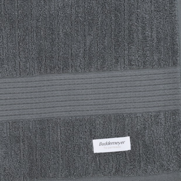 Toalha de Rosto Buddemeyer Fio Penteado Canelado 100% Algodão - Gramatura: 480 g/m²