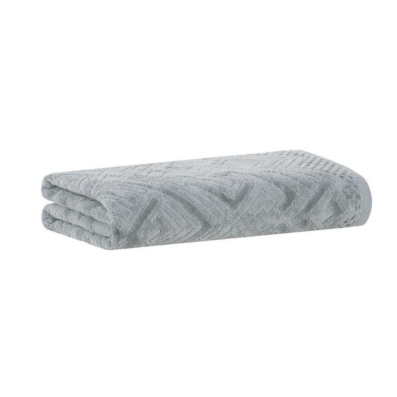 Toalha de Rosto Buddemeyer Geo Jacquard Aveludada 100% Algodão - Grama