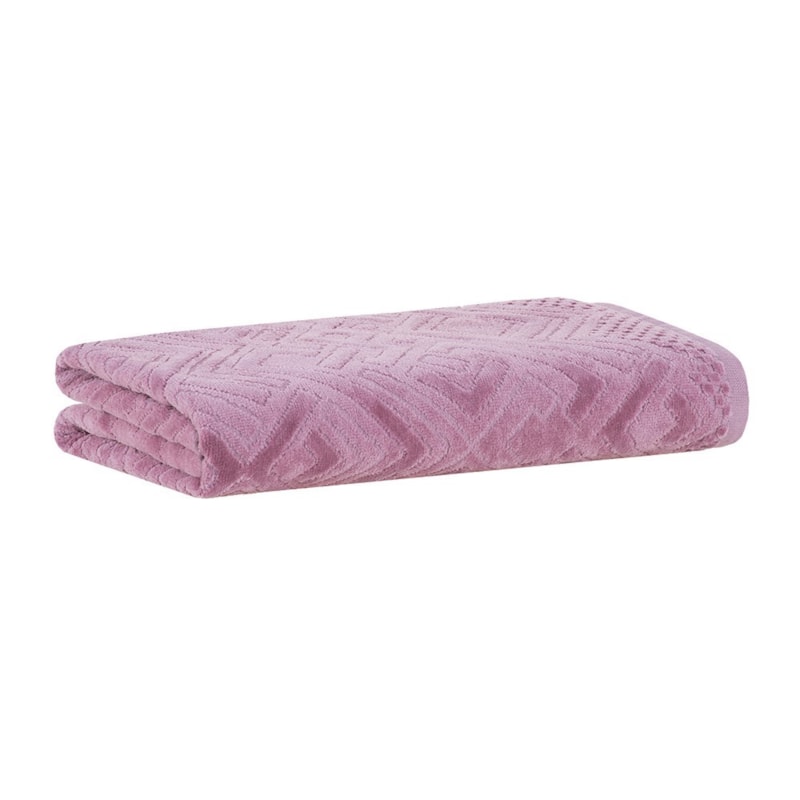 Toalha de Rosto Buddemeyer Geo Jacquard Aveludada 100% Algodão - Grama