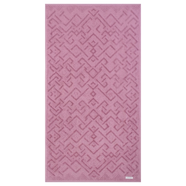 Toalha de Rosto Buddemeyer Geo Jacquard Aveludada 100% Algodão - Gramatura: 420 g/m²