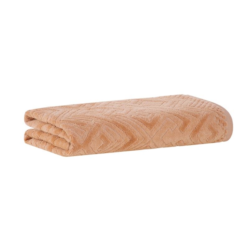Toalha de Rosto Buddemeyer Geo Jacquard Aveludada 100% Algodão - Grama