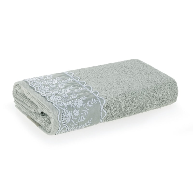 Toalha de Rosto Karsten Antônia Bordada SoftMax 100% Algodão - Gramatu