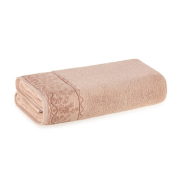 Toalha de Rosto Karsten Antônia Bordada SoftMax 100% Algodão - Gramatura: 520 g/m²