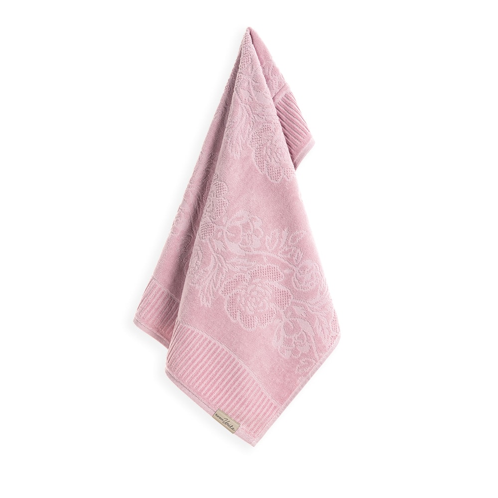 Toalha de Rosto Karsten Grace Jacquard Aveludada 100% Algodão - Gramatura: 440 g/m²