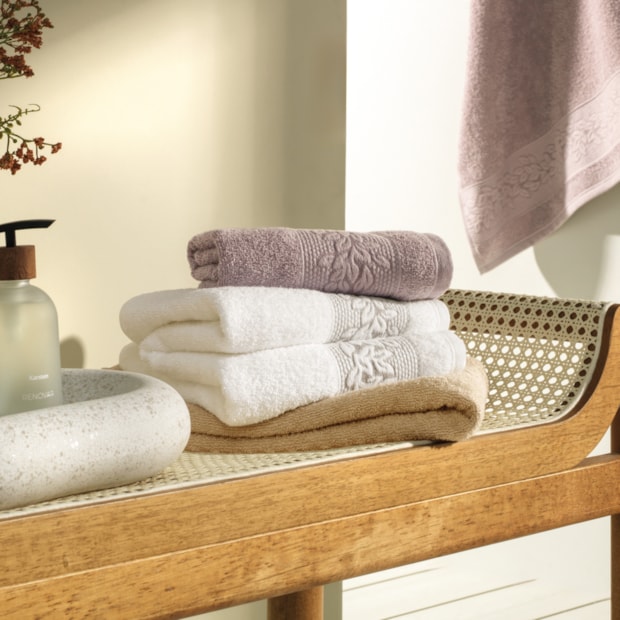 Toalha de Rosto Karsten Provence Jacquard - Gramatura: 420g/m²