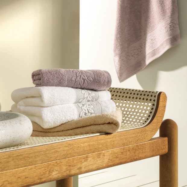 Toalha de Rosto Karsten Provence Jacquard - Gramatura: 420g/m²