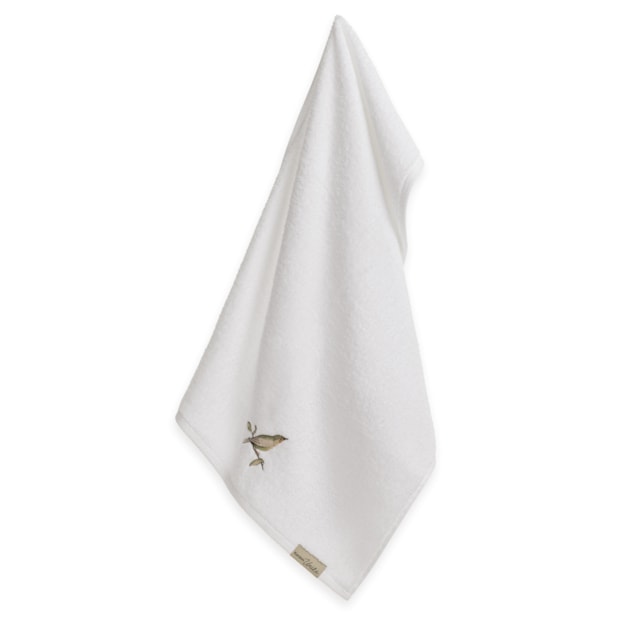 Toalha de Rosto Karsten Ventura Bordada 100% Algodão - Gramatura: 500g/m²