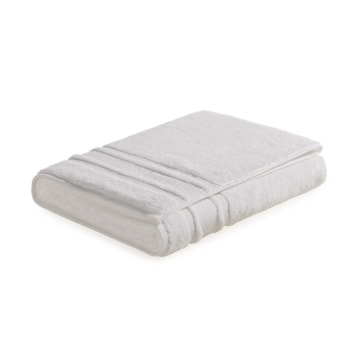 Toalha de Rosto Trussardi Lecce Barra Bordada 100% Algodão Fio Penteado - Gramatura 500g/m²