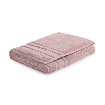Toalha de Rosto Trussardi Lecce Barra Bordada 100% Algodão Fio Penteado - Gramatura 500g/m²