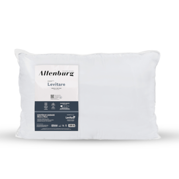 Travesseiro Altenburg Levitare 100% Algodão Percal 200 Fios Suporte Macio 50cm X 70cm (1 Peça)