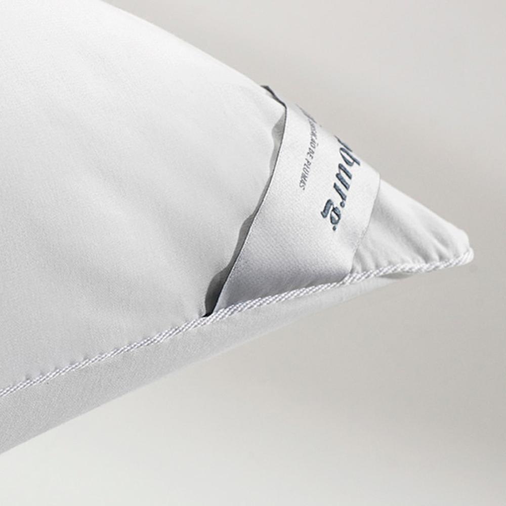 Travesseiro Altenburg Plumi Gold 100% Algodão Percal 180 Fios Suporte Firme 50cm x 70cm (1 Peça)