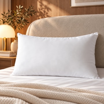 Travesseiro King Size Altenburg Liberty Plus 100% Algodão Percal 180 fios Suporte Firme 50cm x 90cm (1 Peça)