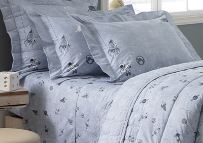 Jogo de Cama Infantil Casal Kacyumara Vida Bela Apollo 100% Algodão