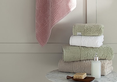 Jogo de Toalhas de Banho Buddemeyer Zodiaco Air Cotton 100% Algodão (5 Peças)