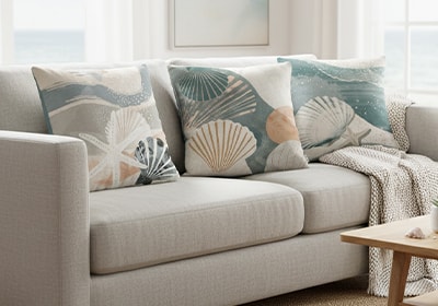 Kit 3 Peças Capa de Almofada Náutica Maré