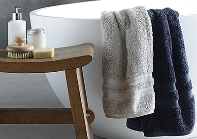 Jogo de Toalha de Banhão + Rosto Buddemeyer 100% Algodão Egípcio Fio Penteado (2 Peças)