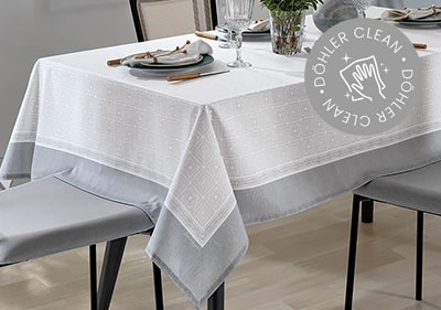 Toalha de Mesa Retangular Dohler Clean Renova Estampado Digital Alicia